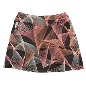 Tail 18" skort tennis golf pickleball pockets pleats abstract print